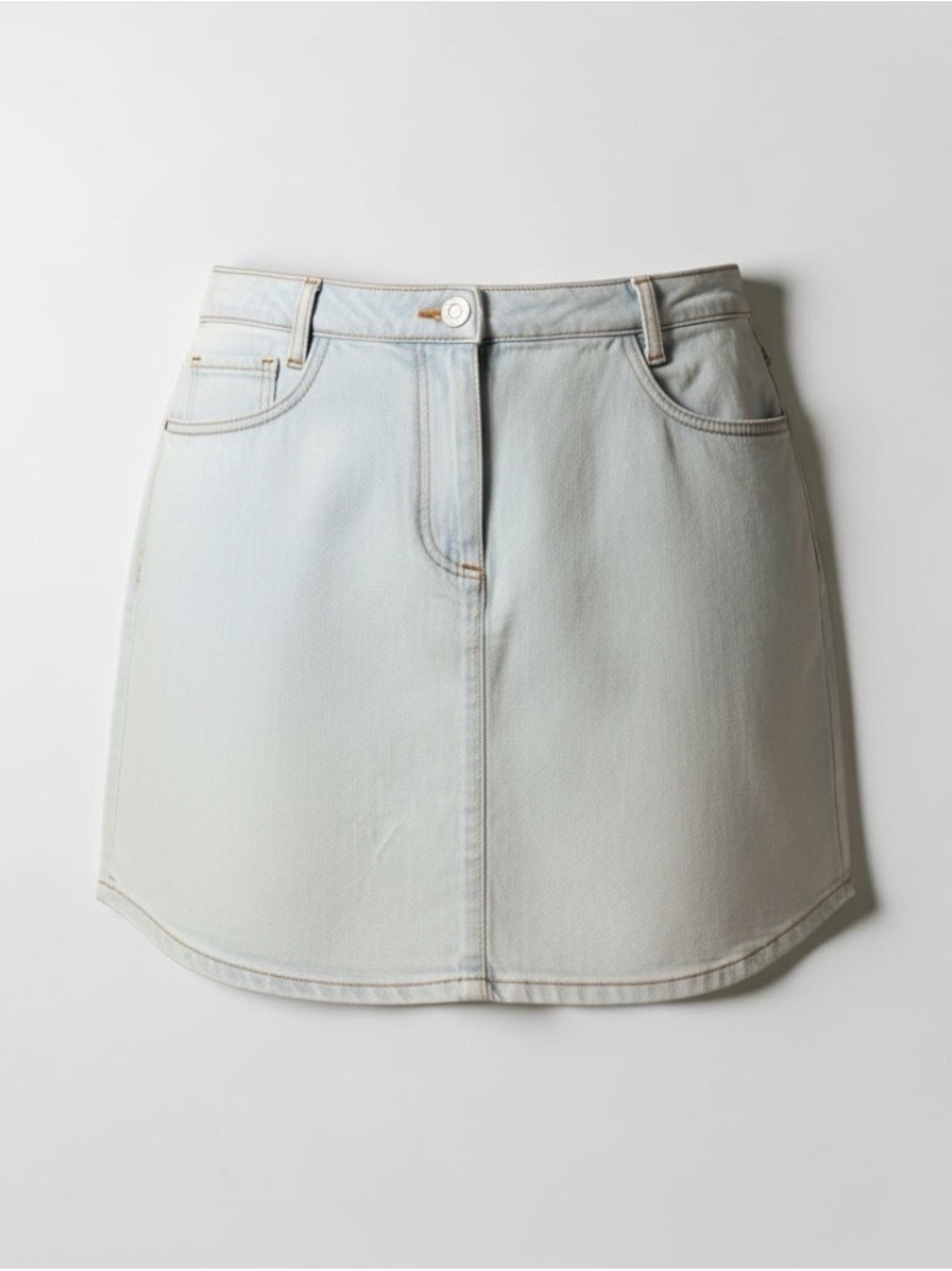 Simona Corsellini Women’s Denim Mini Skirt IT 42 US 6 Made in Italy NWT$280